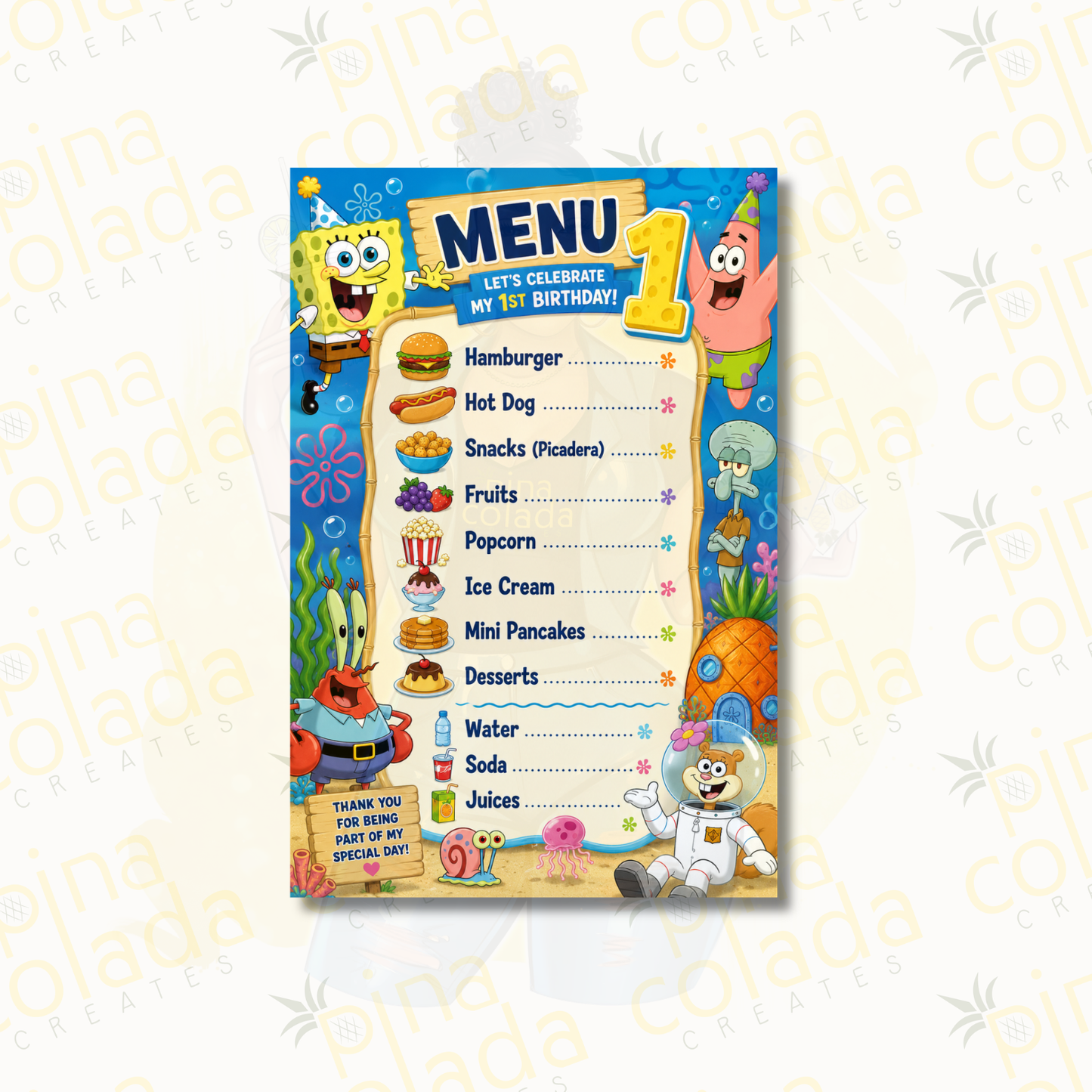 Custom Party Menu