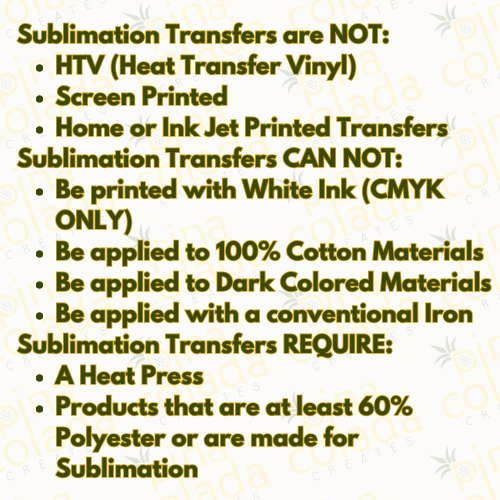 Custom Sublimation Print