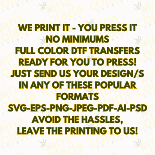 Custom DTF Transfer