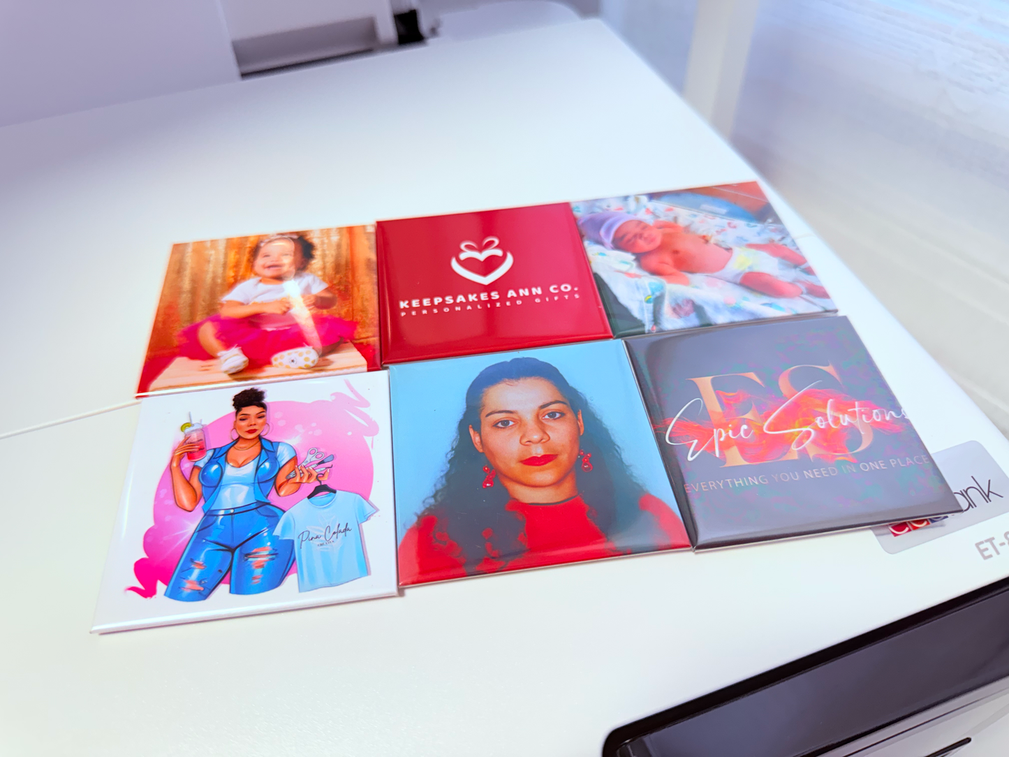 Custom Photo Fridge Magnets