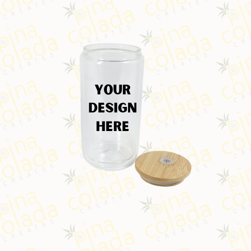 Custom Snowglobe Glass Can