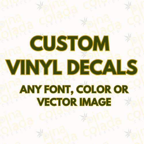 Custom Vinyl Decal | Car Decal | Business Decal