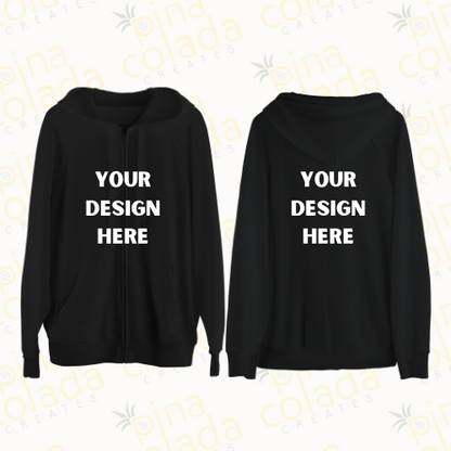 Custom Zippered Hoodie