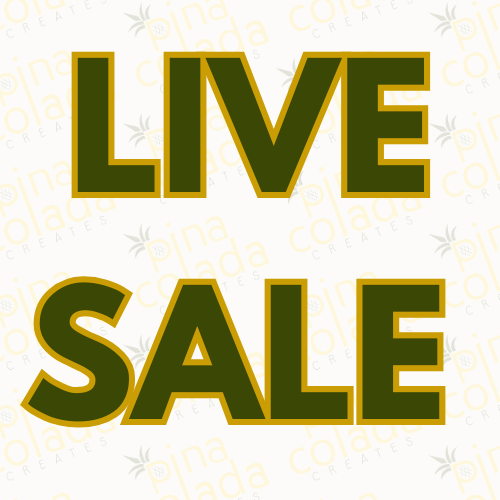 (RTS) Live Sale Custom Item 
