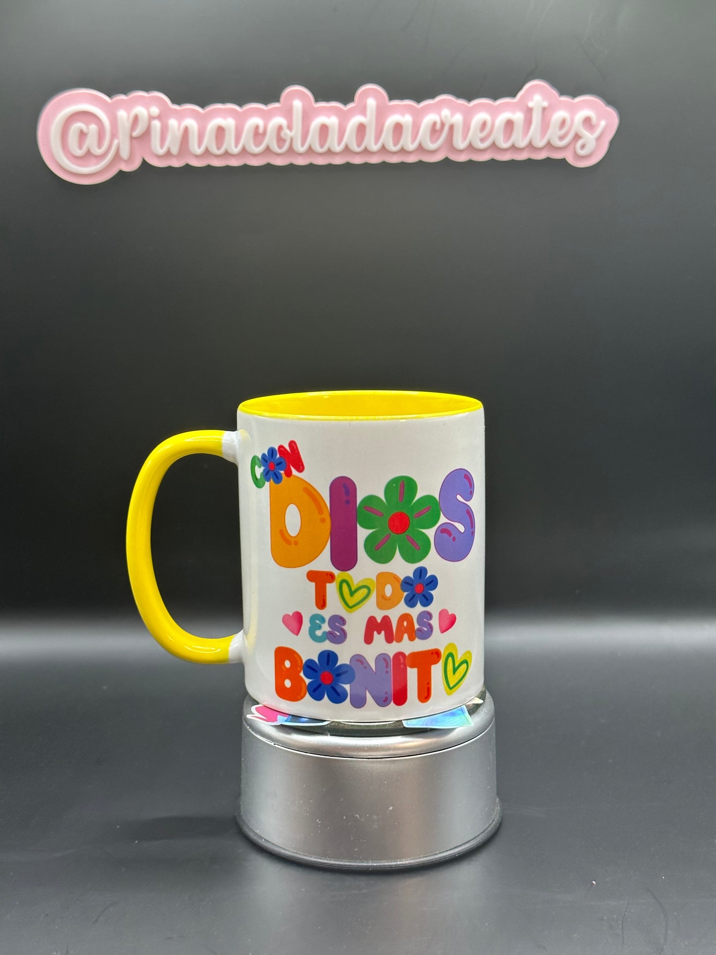 With God Everything Is More Beautiful Mug