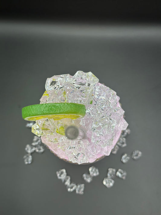 Chingona Frosted Glass Can