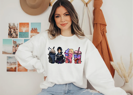 Wednesday Adams Latte T-shirt | Sweatshirt
