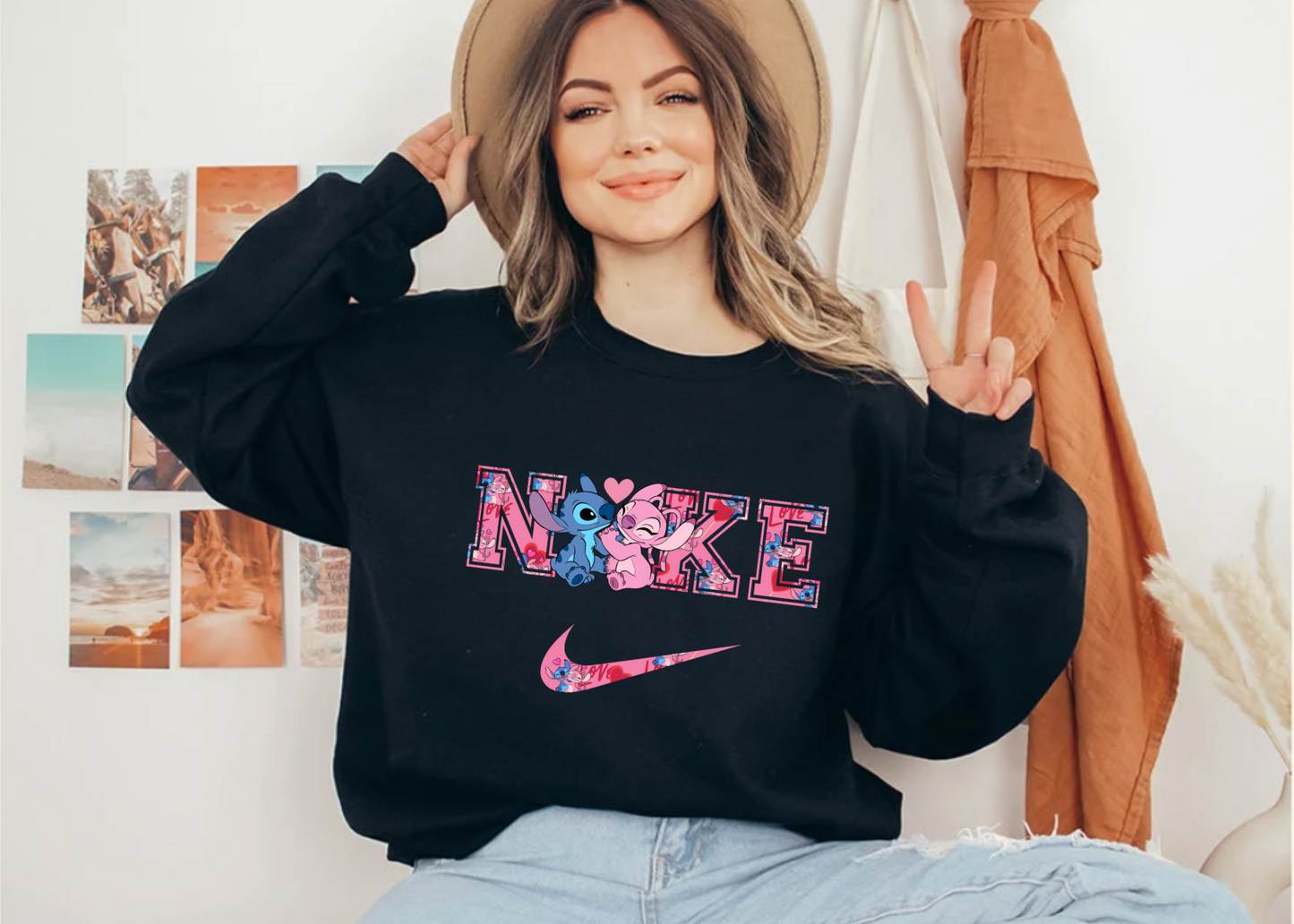 Stitch And Angel Valentine T-shirt | Sweatshirt
