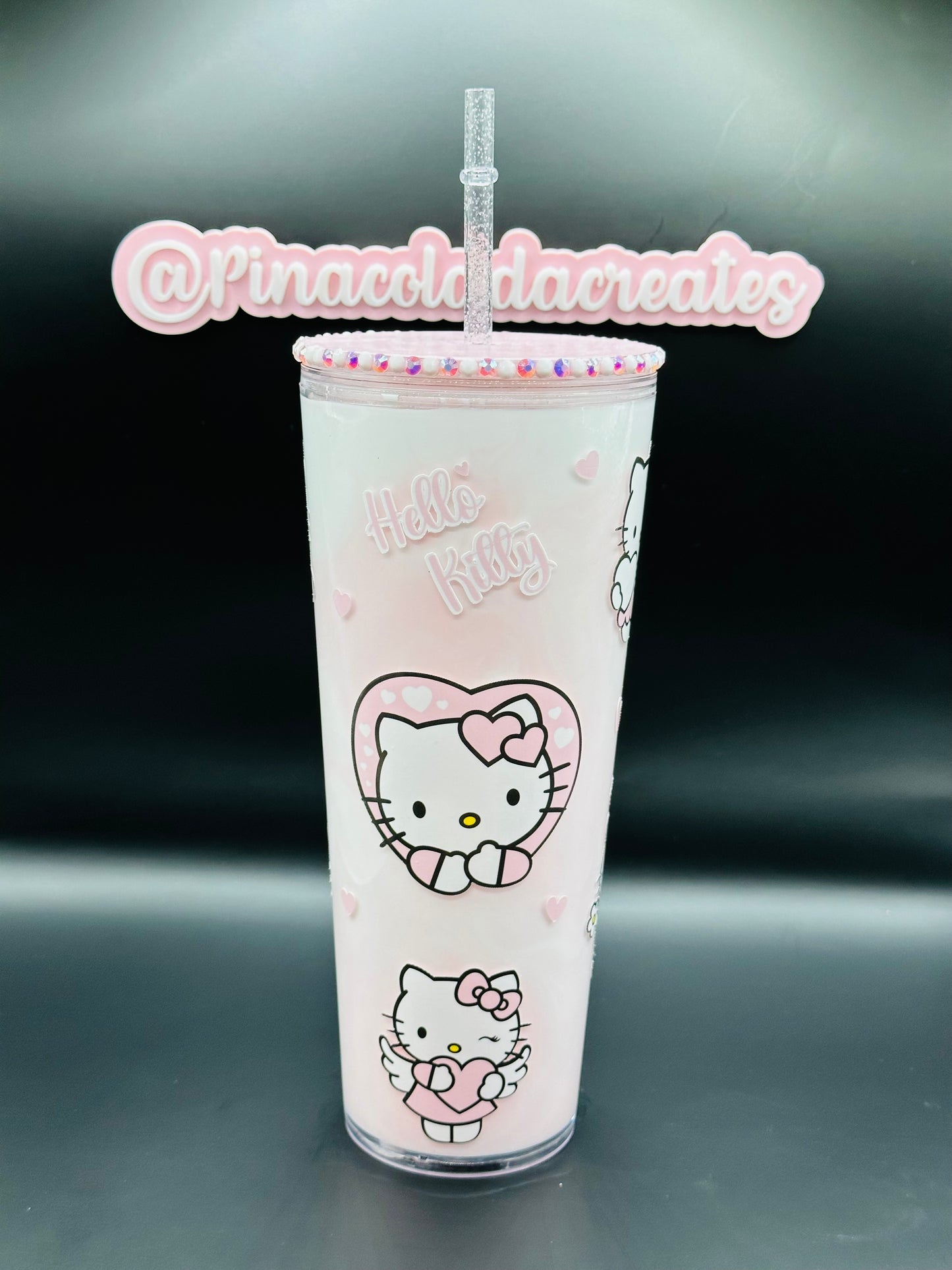Vaso de globo de nieve de Hello Kitty