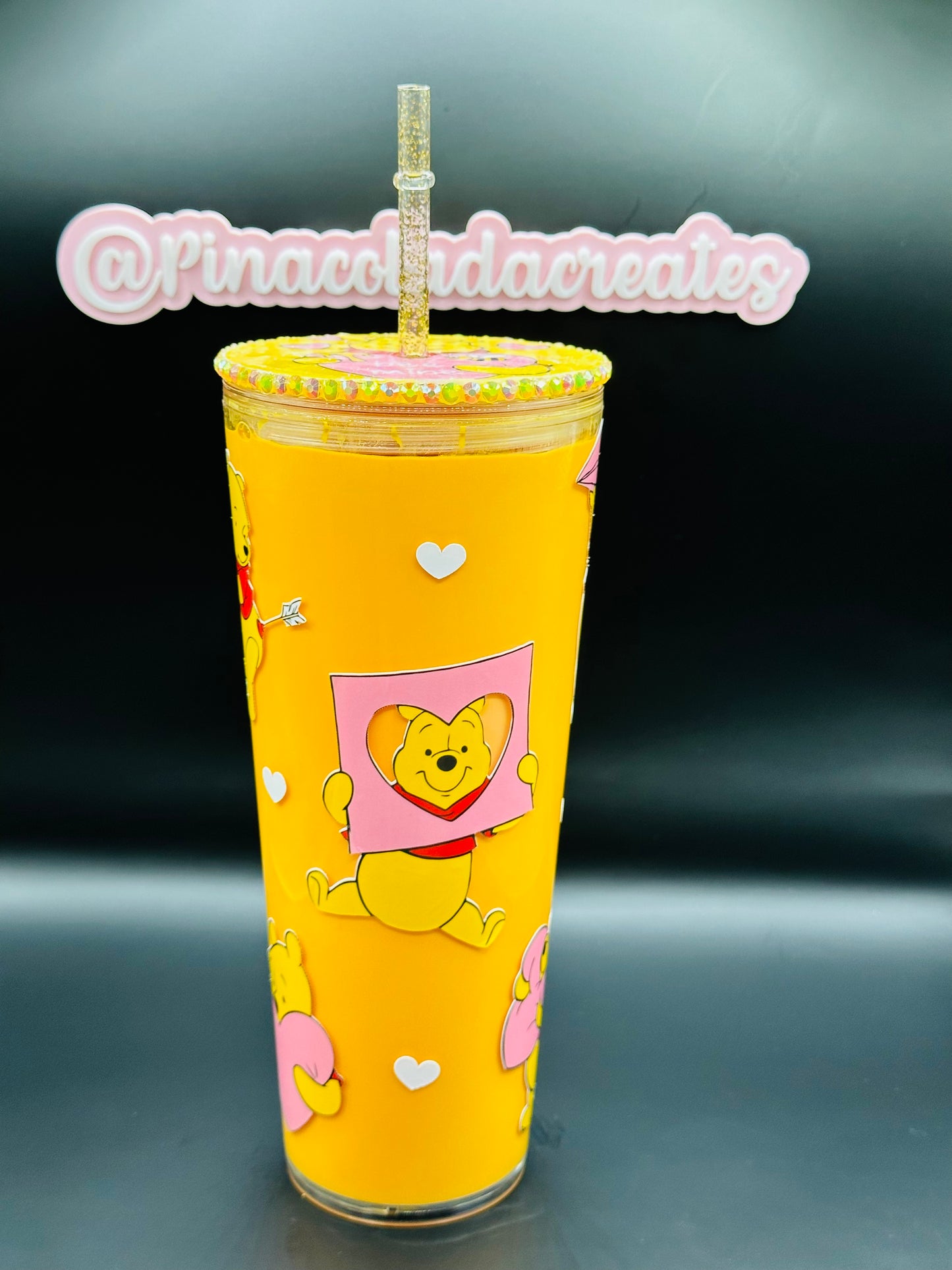 Vaso de globo de nieve de Winnie The Pooh