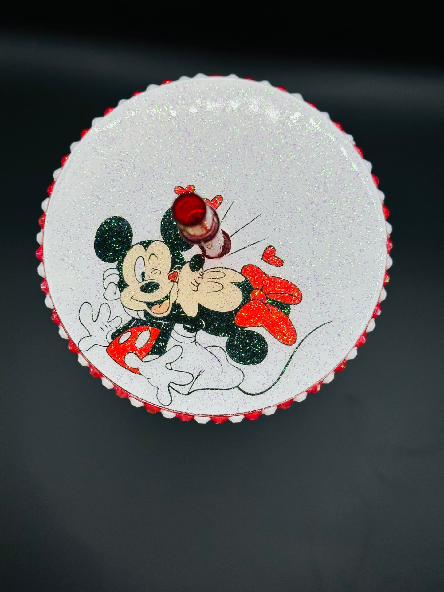 Vaso De Globo De Nieve De Mickey Y Minnie