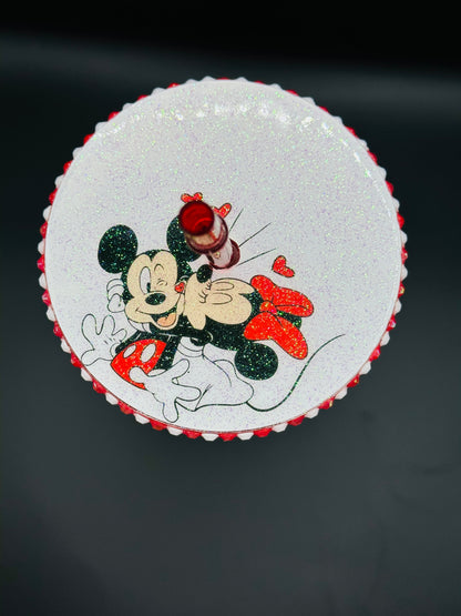 Vaso De Globo De Nieve De Mickey Y Minnie