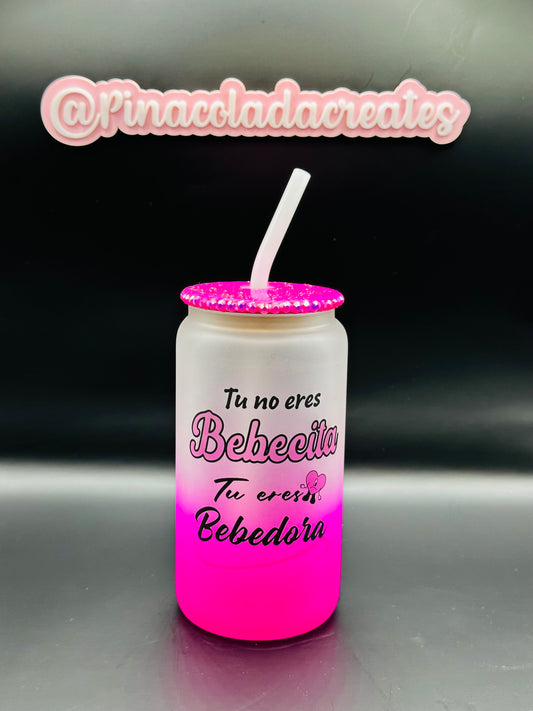 Bebecita Frosted Glass Can