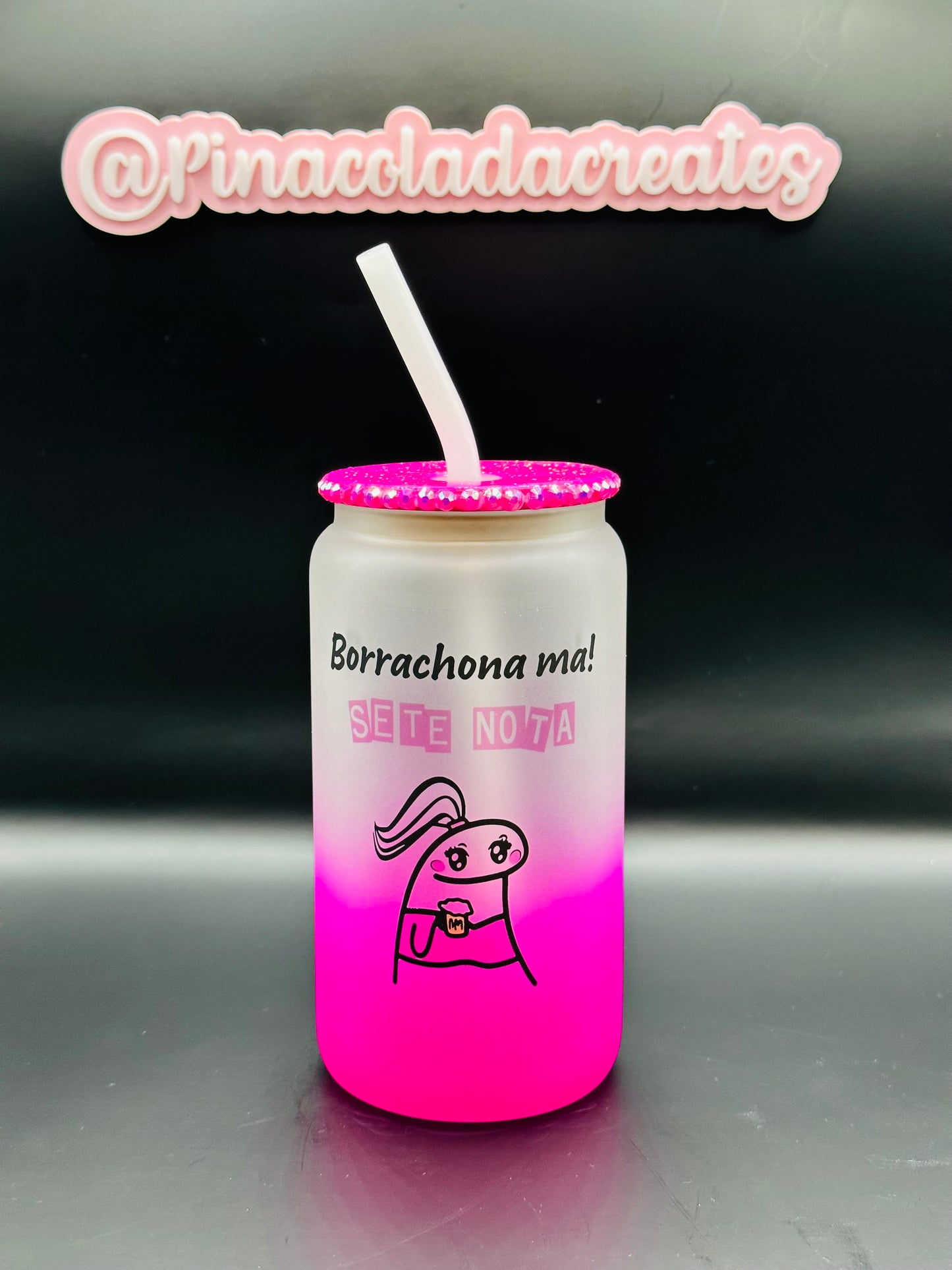 Bebecita Frosted Glass Can