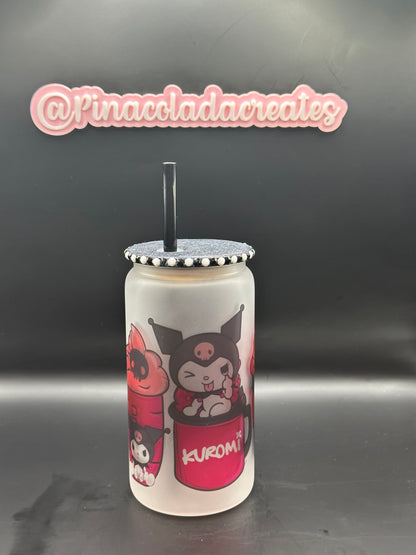Kuromii Frosted Glass Can