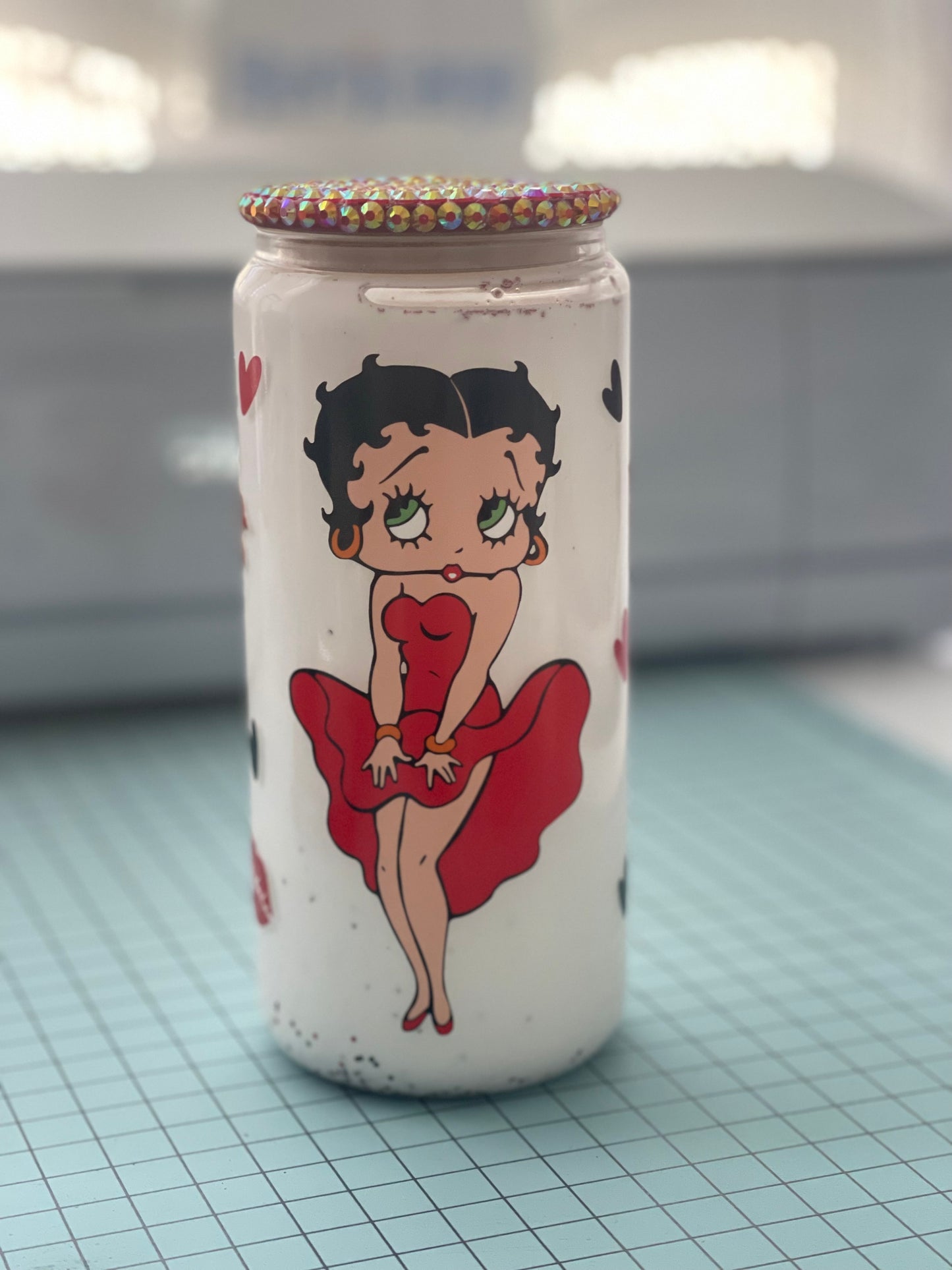 Vaso Betty Boop Globo de Nieve
