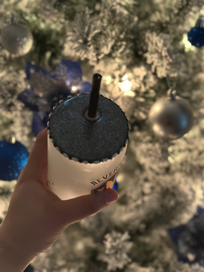 Wednesday Adams Frosted Glass Can