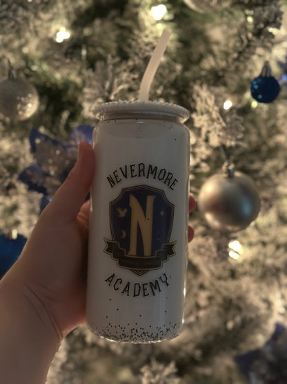 Vaso de globo de nieve Adams del miércoles